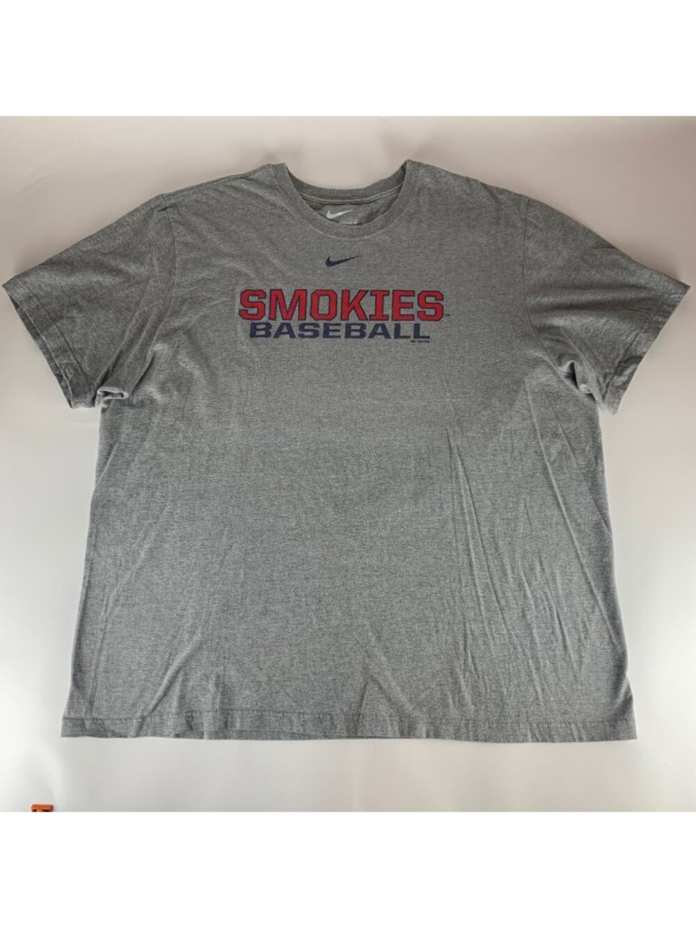 Tennessee Smokies MiLB Gray Nike Short Sleeve Crewneck Shirt Mens 3XL